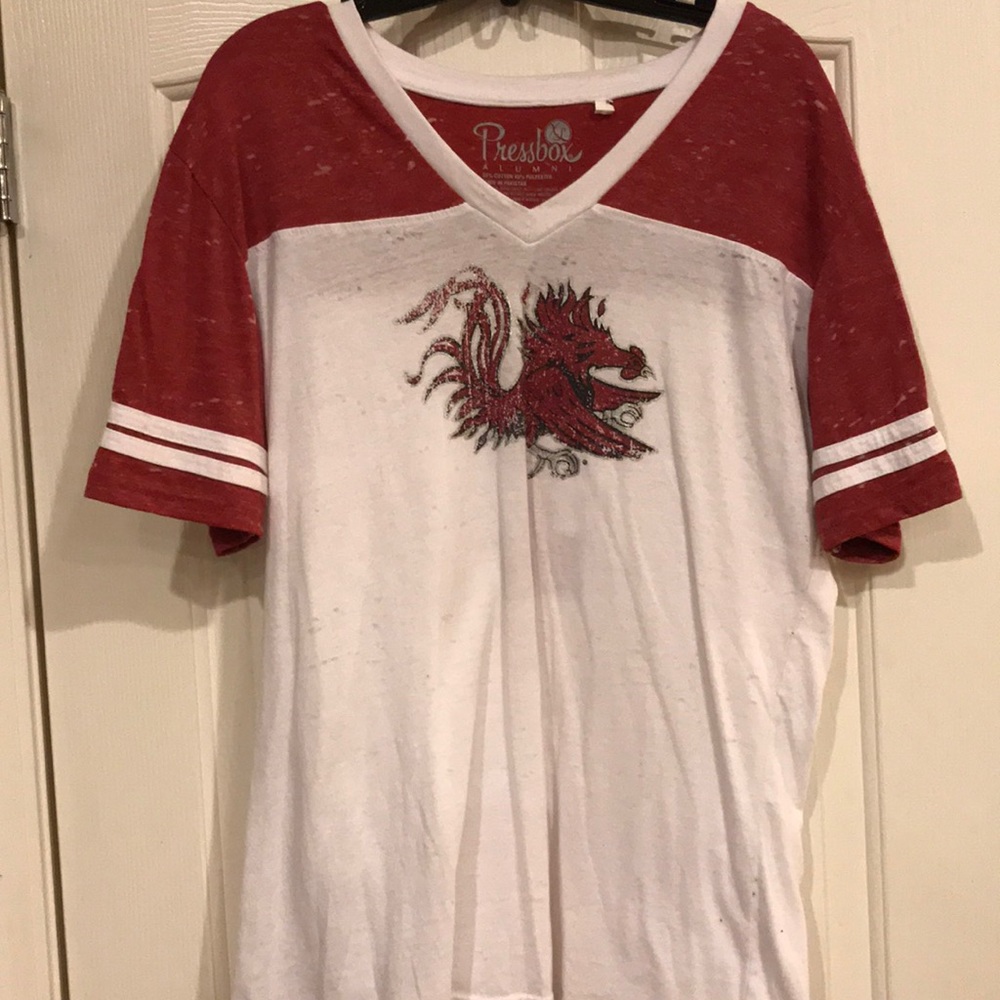 Carolina Game Cox baseball style tee